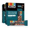 Kind Bars, Dark Chocolate Nuts & Sea Salt, Healthy Snacks, Gluten Free, Low Sugar, 6G Protein, 24 Count