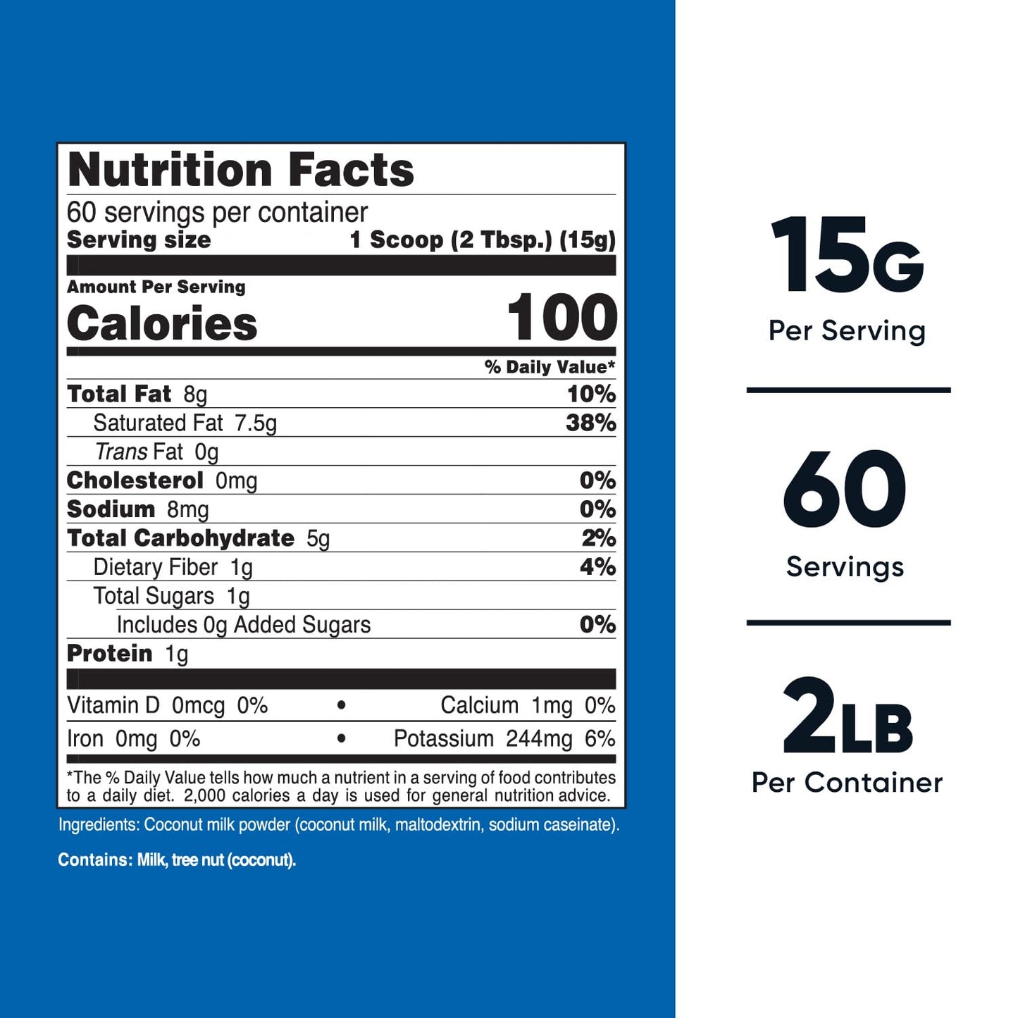Nutricost Coconut Milk Powder 2Lbs