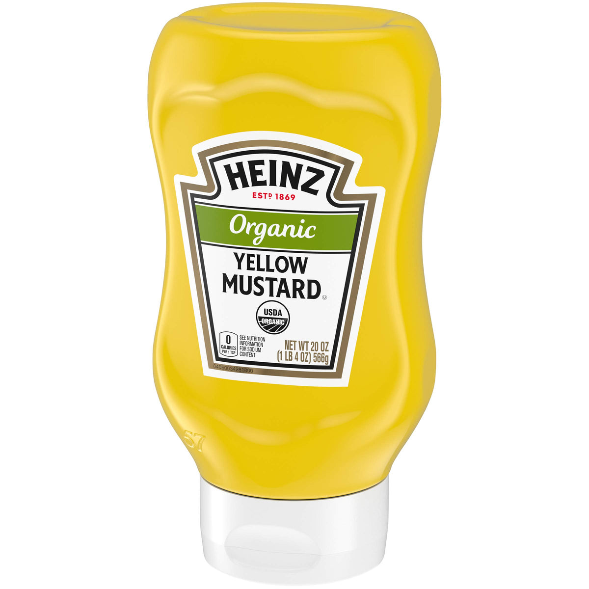 Heinz Organic Yellow Mustard (20 oz Bottles, Pack of 6)