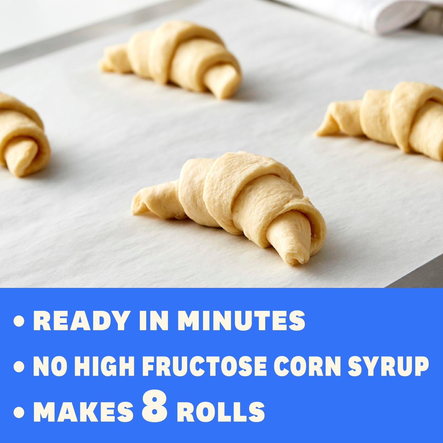 Pillsbury Butter Flake Crescent Rolls, Dough, 8 Rolls, 8 oz