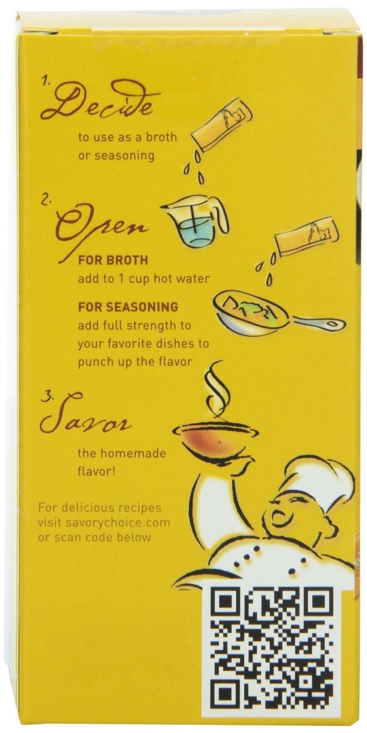 Savory Choice Liquid Chicken And Beef Broth Concentrates, 5.1 Ounce (Pack Of 2)