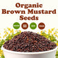 Food To Live Organic Brown Mustard Seeds, 10 Pounds - Non-Gmo. Great For Sprouting, Pickling And Cooking. Non-Irradiated. Bulk.