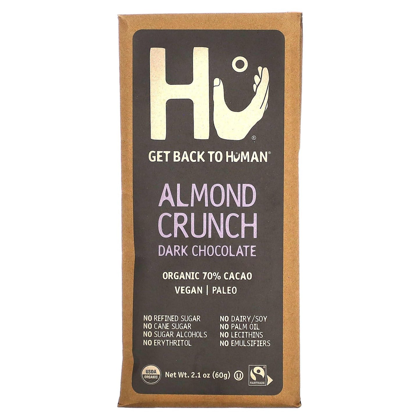 Hu Bar Choc Almond Crunch 2.1 OZ