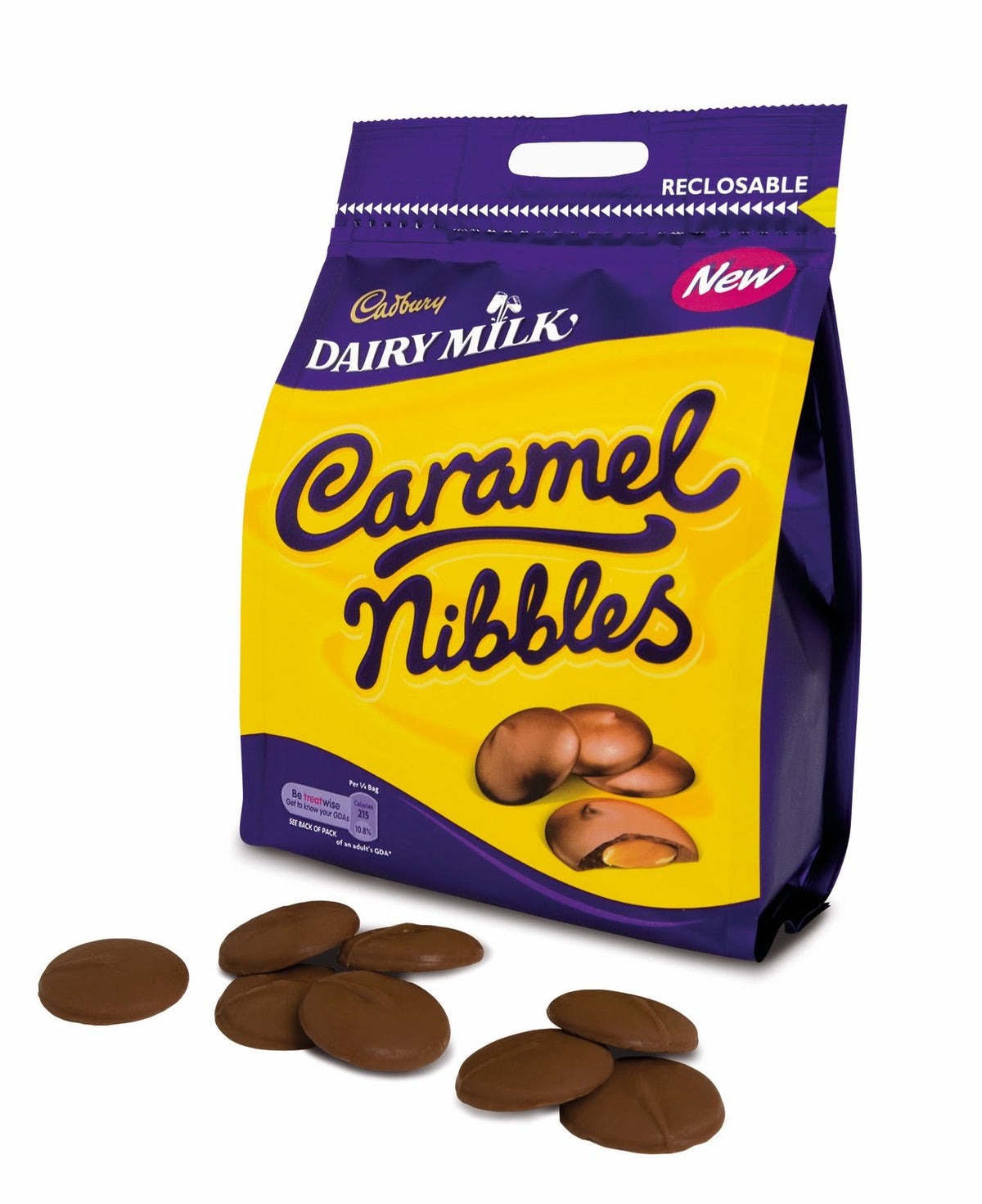 Cadbury Caramel Nibbles, 120g (4.23 Ounce) - Sweet Chocolate Treats