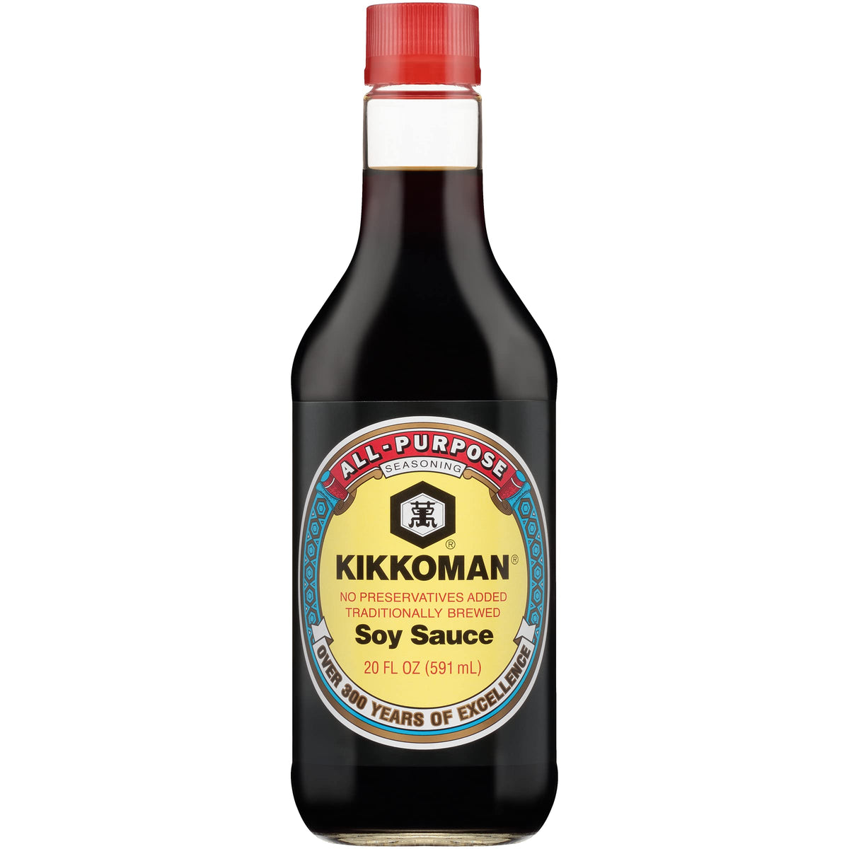 Kikkoman Naturally Brewed Soy Sauce (413934) 20 oz (Pack of 12)