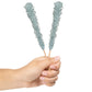 Candy Envy Silver Rock Candy Sugar Sticks - Original Flavor - 12 Count Individually Wrapped