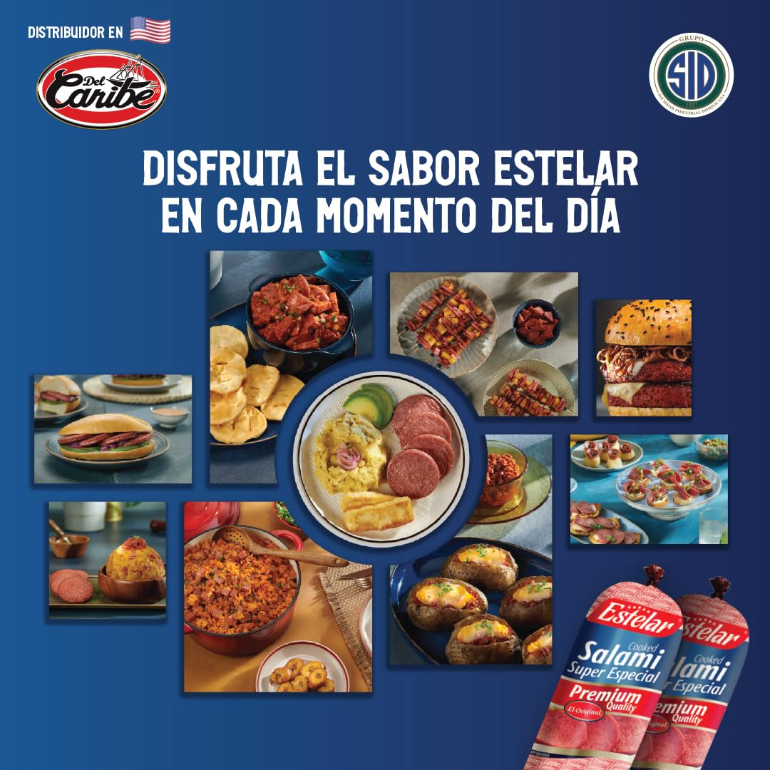 Salami Super Especial Estelar 2 Pack (2 lb each)- Authentic Dominican Salami