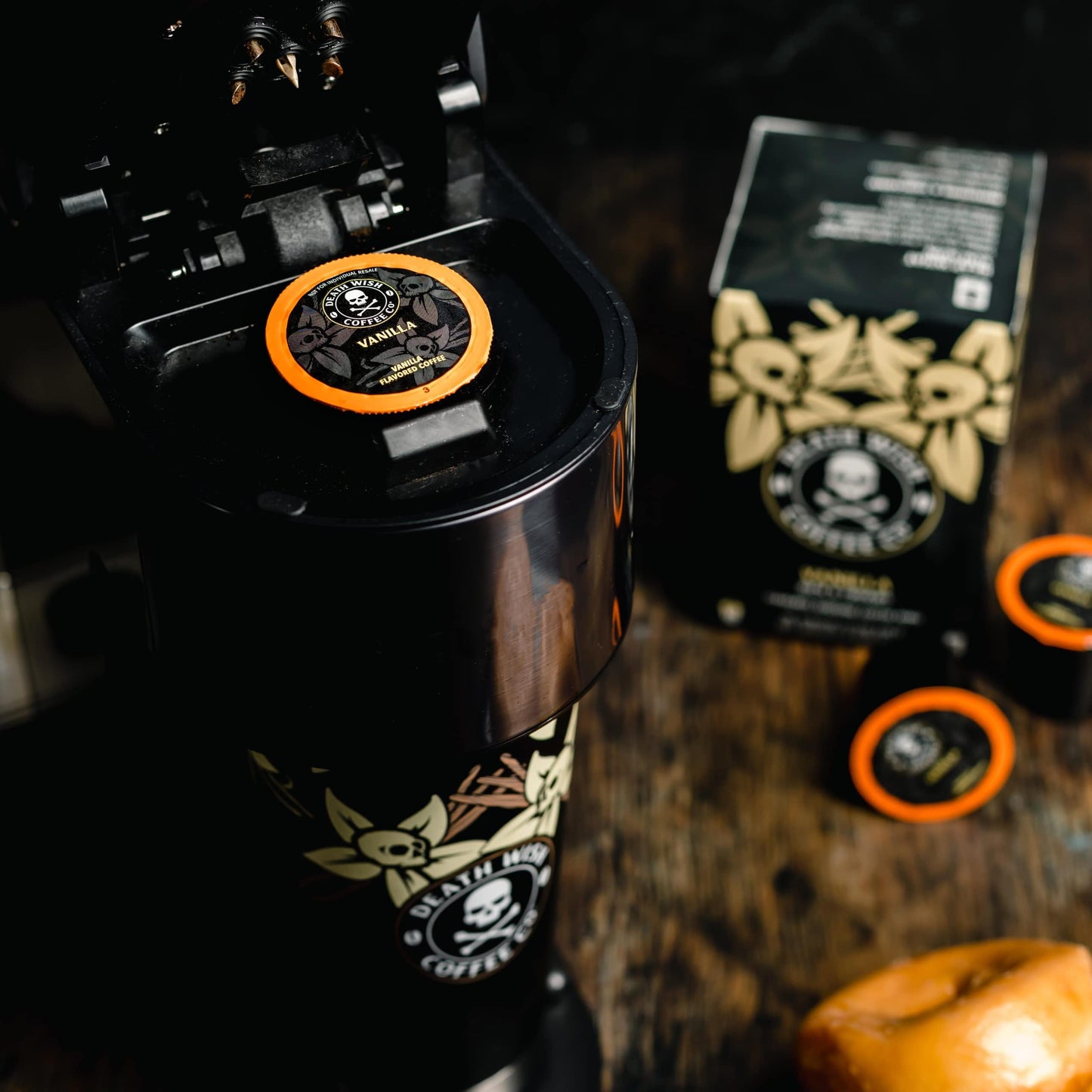 Death Wish Coffee  Vanilla Single Serve Pods (30 Count)