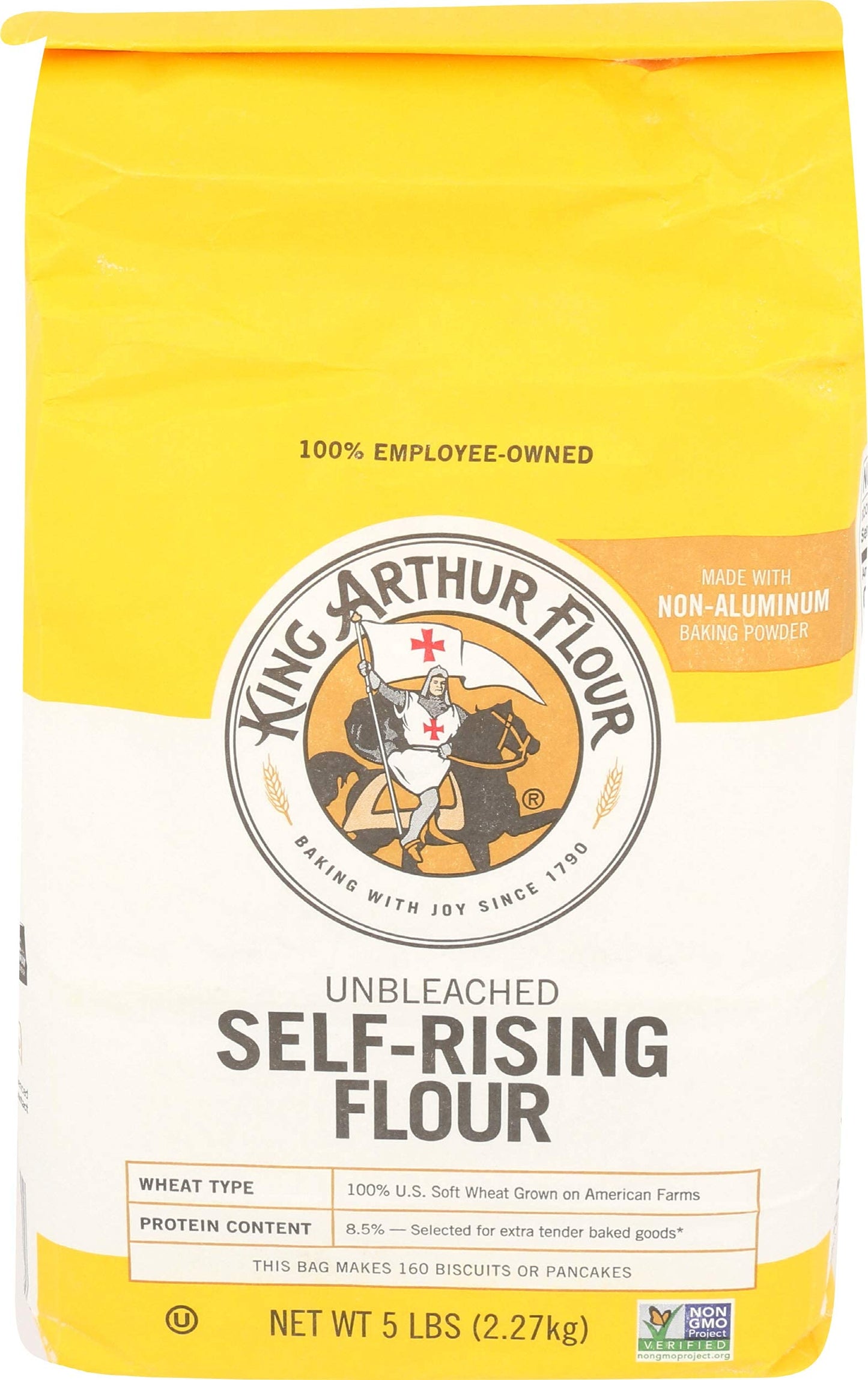 King Arthur, Flour Unbleached Enriched Self Rising, 80 Ounce