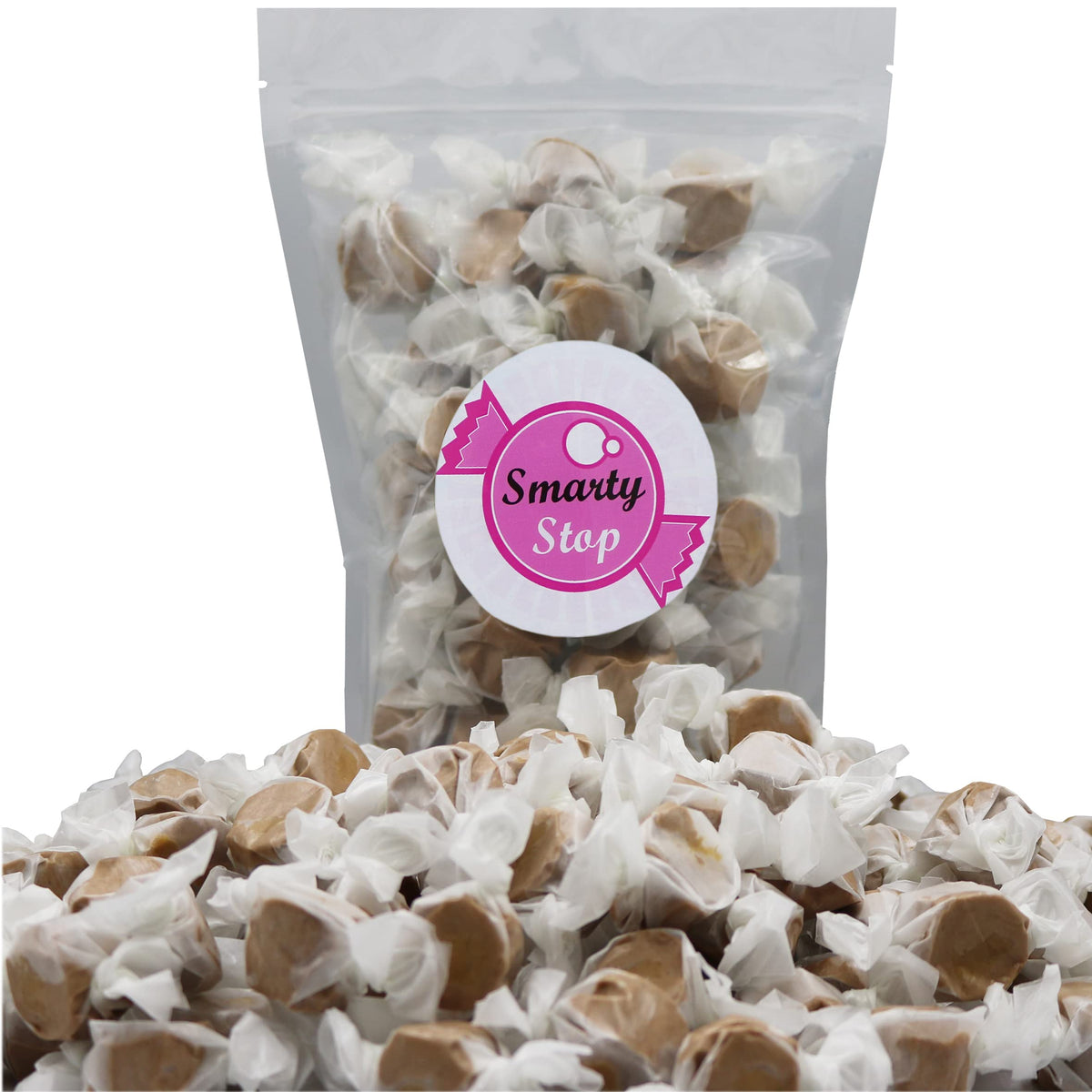 Gourmet Soft And Chewy Salt Water Taffy Candies - Individually Wrapped - Bulk Bags (Chocolate Peanut Butter, 5 Pound (Pack Of 1)