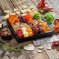 Mothers Day Dried Fruit & Nuts Basket Platter, Gourmet Food Bouquet Care Package, Healthy Kosher Snack Box - Her (12 Variety) (3