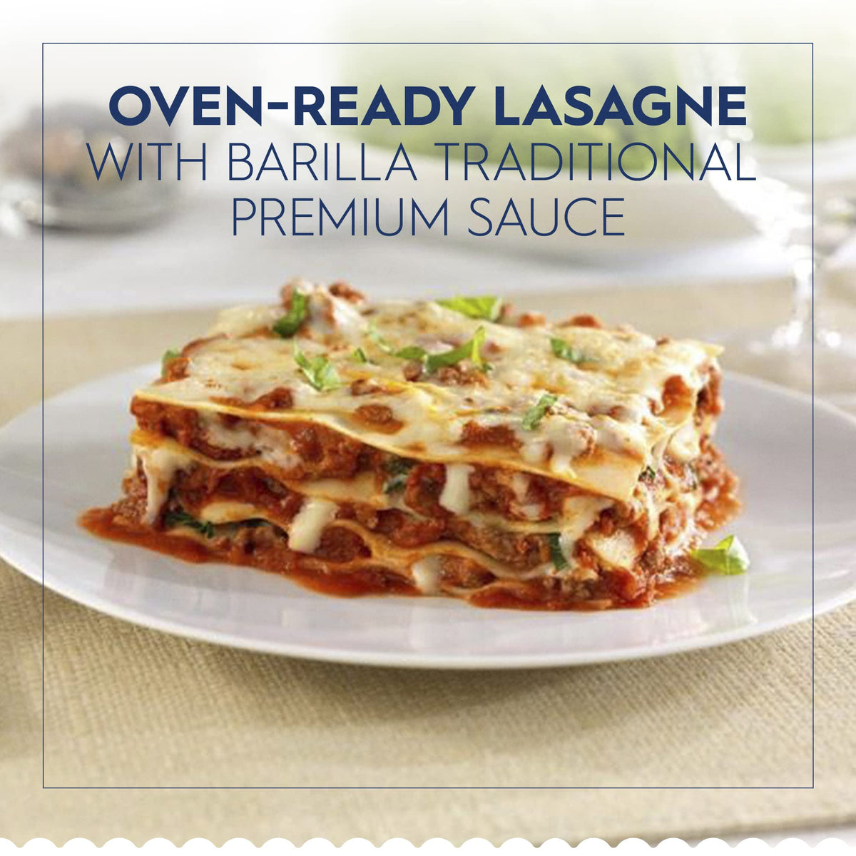 Barilla Oven-Ready Lasagne, 9 oz. Box - Pasta Made with Durum Wheat Semolina - Kosher Certified