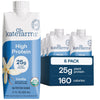 KATE FARMS Organic High Protein Vanilla Nutrition Shake, 25g Protein, 6g Fiber, 27 Vitamins and Minerals, 0g Sugar, Protein Drin