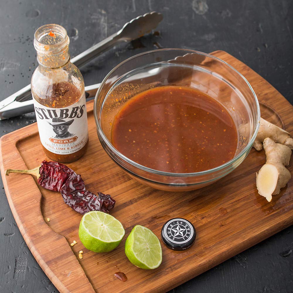 Stubbs Chiles, Lime & Ginger Pork Marinade, 12 oz (Pack of 6)