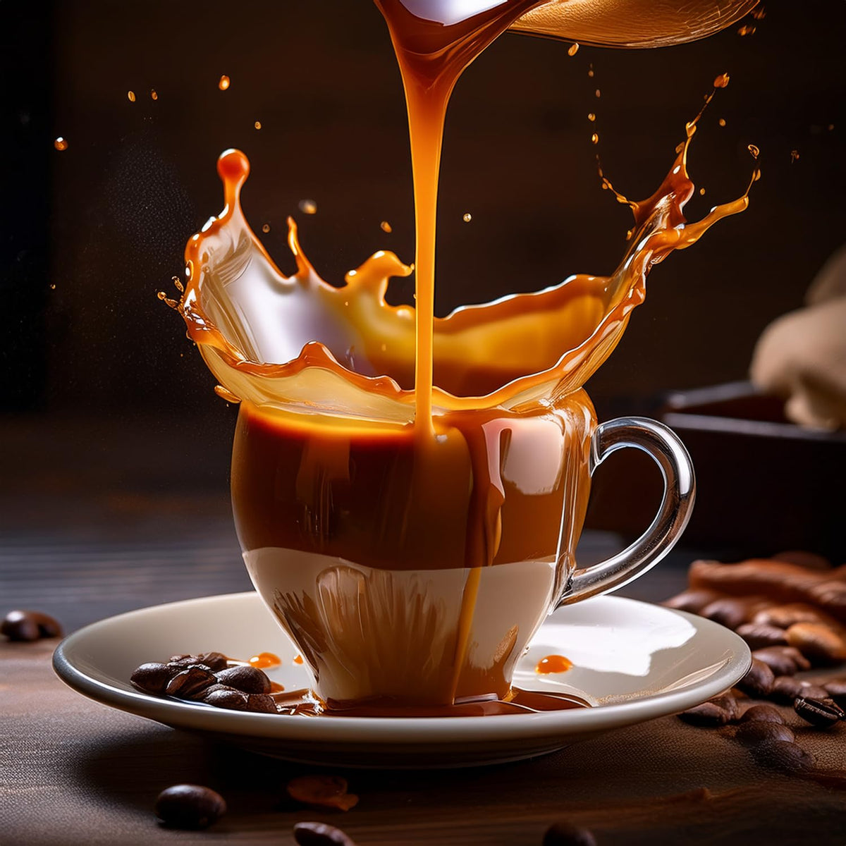 Fresh Roasted Coffee Decaf Caramel Flavored Whole Bean, Medium Roast, 5 lb (80 oz)