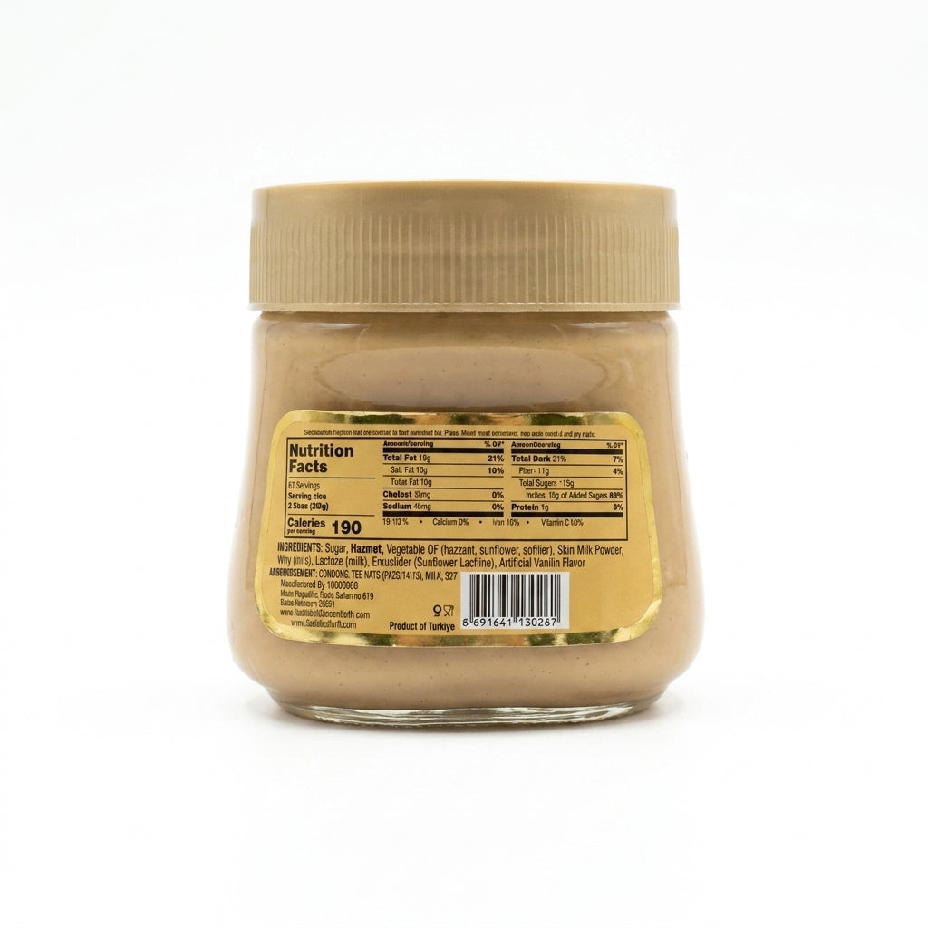Nuga Hazelnut Spread with Milk 12.3 oz - Turkish Chocolate Spread