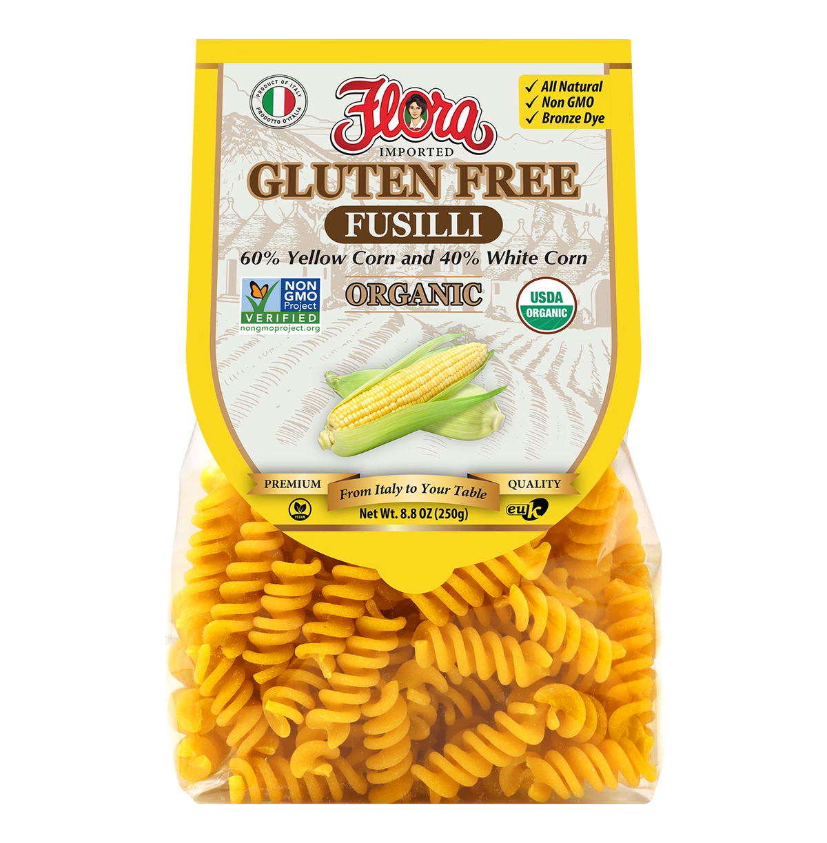 Gluten Free Fusilli Pasta - Organic - 8.8 oz