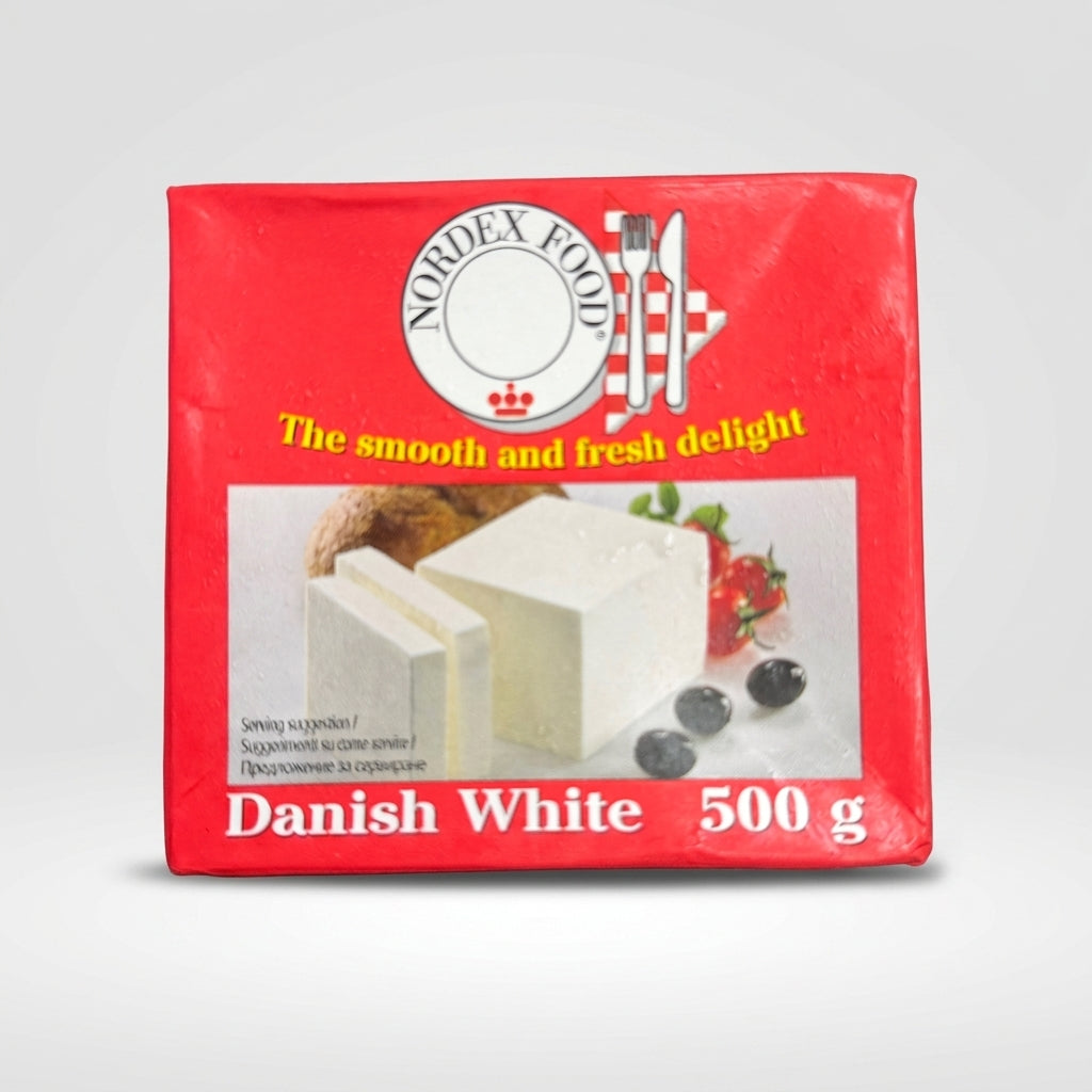 Nordex Food Danish White Cheese 500g - Smooth Fresh Delight