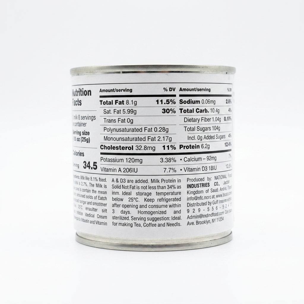 Luna Evaporated Milk Karak 170g - 100% Cow's Milk