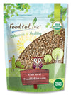 Food to Live Organic Dry Roasted Sunflower Seed Kernels, 1 Pound Non-GMO, Unsalted, Oven Roasted, No Oil Added, Hulled, No Shell