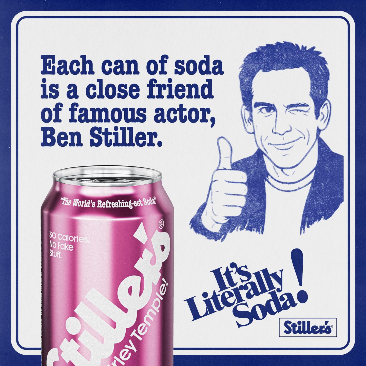 Stillers Shirley Temple Soda - 12 Pack Cans - Sparkling Cherry Lemon Lime Mocktail Drink - Low Sugar  Caffeine-Free  Natural Soda Pop with Real Cane Sugar  Stevia & Vitamins - Alternative to Diet Soda