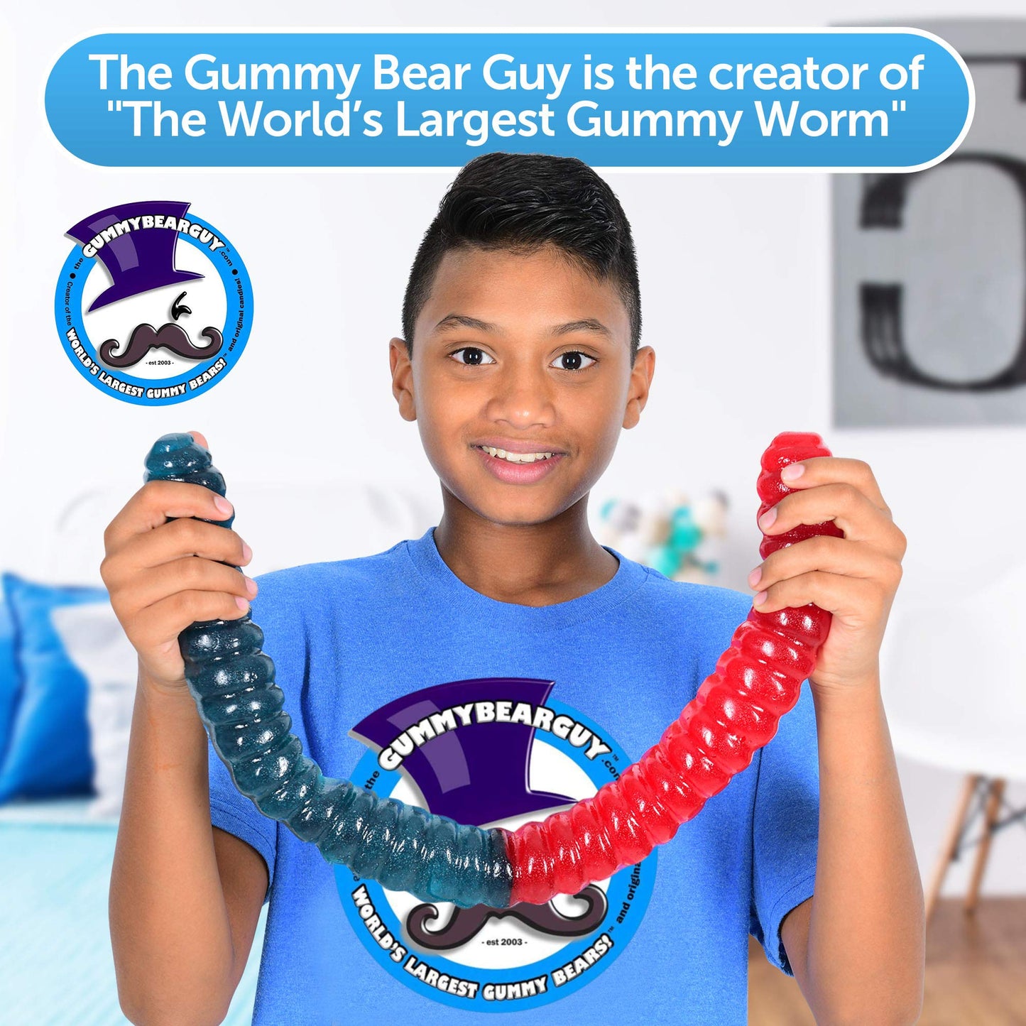 The Original Worlds Largest Gummy Worm - 5 Combination Options!