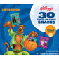 Kelloggs SCOOBY-DOO! Graham Cracker Snacks, Halloween Snacks, Trick or Treat, Variety Pack, 30oz Box (30 Pouches)