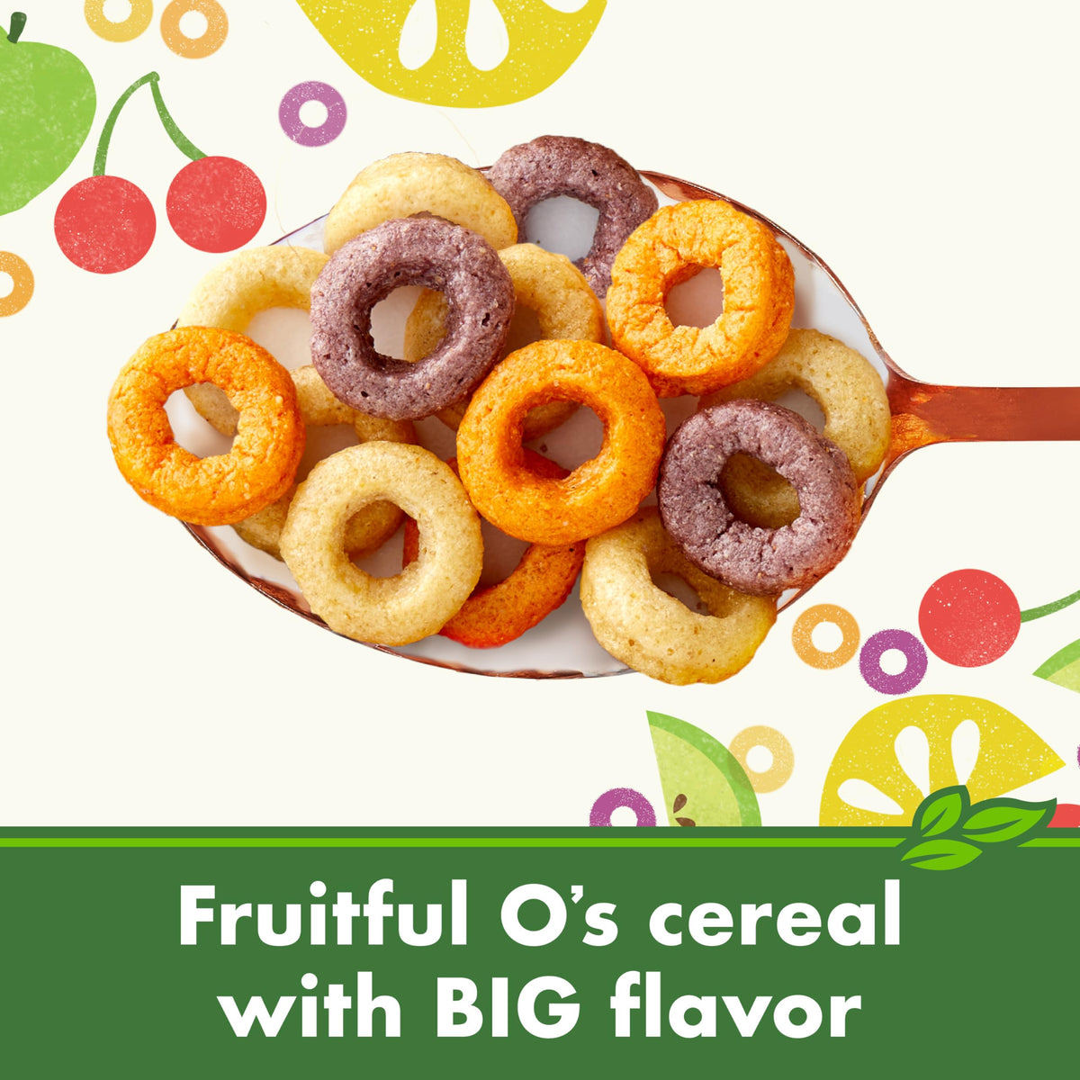 Cascadian Farm Organic Fruitful Os Cereal, Gluten Free, Made with Whole Grain, 10.2 oz