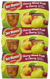 Del Monte Cherry Mixed Fruit In Light Syrup 4 - 4 oz cups (Pack of 6)