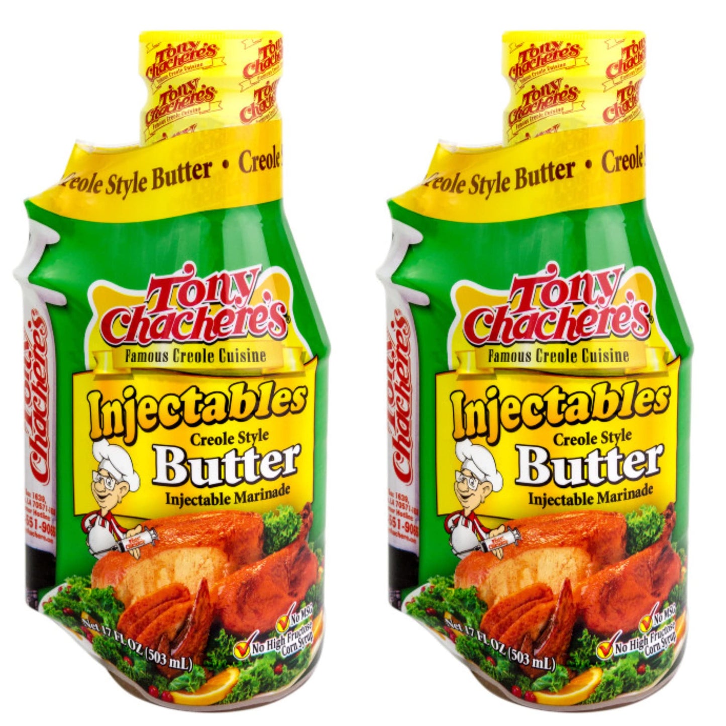 Tony Chacheres Injectable Butter (Butter Flavored) - 2 Pack