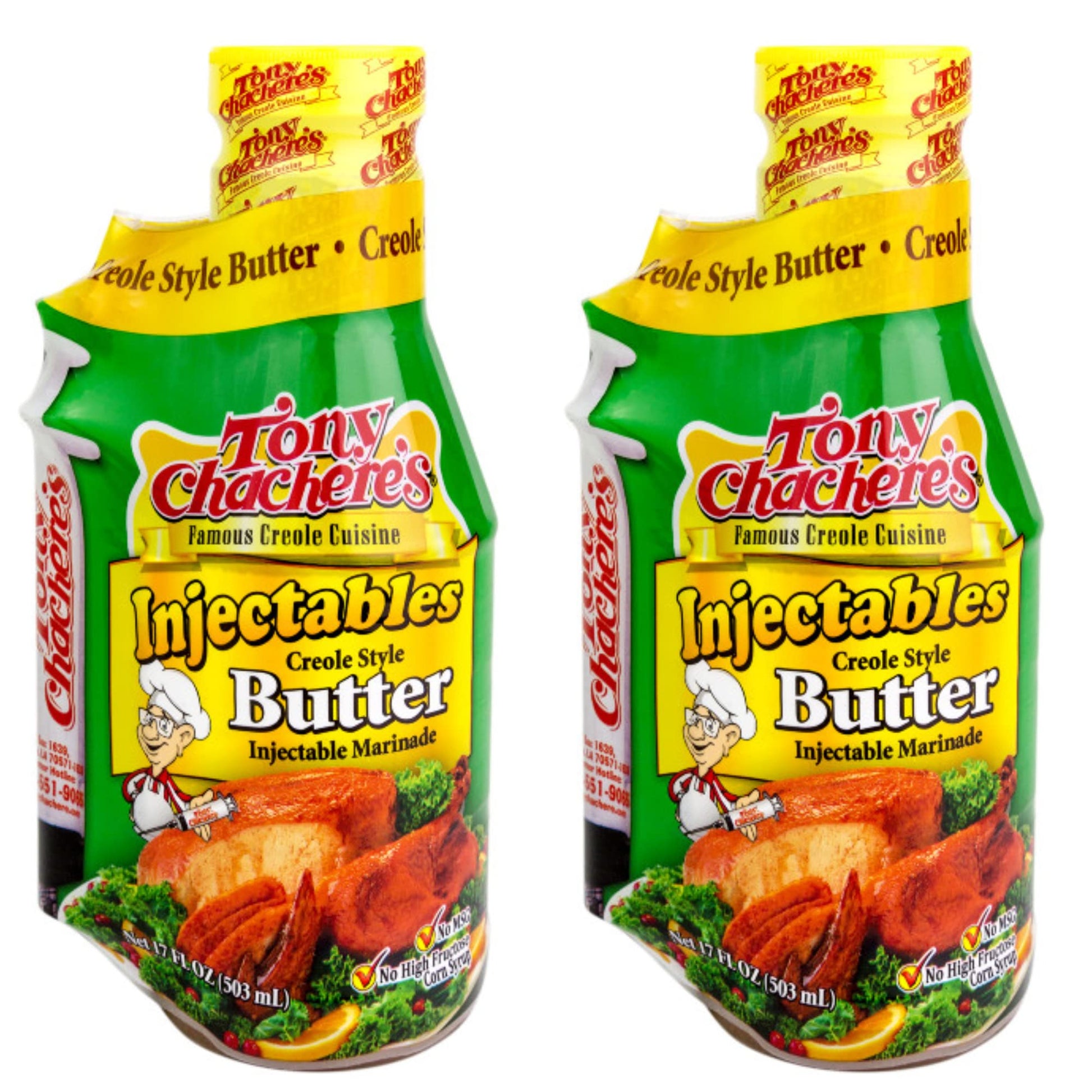 Tony Chacheres Injectable Butter (Butter Flavored) - 2 Pack