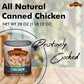 Keystone Meats All Natural Heat And Serve Canned Chicken 28 Oz Fully Cooked Canned Meat Shelf Stable Emergency Survival Canned F
