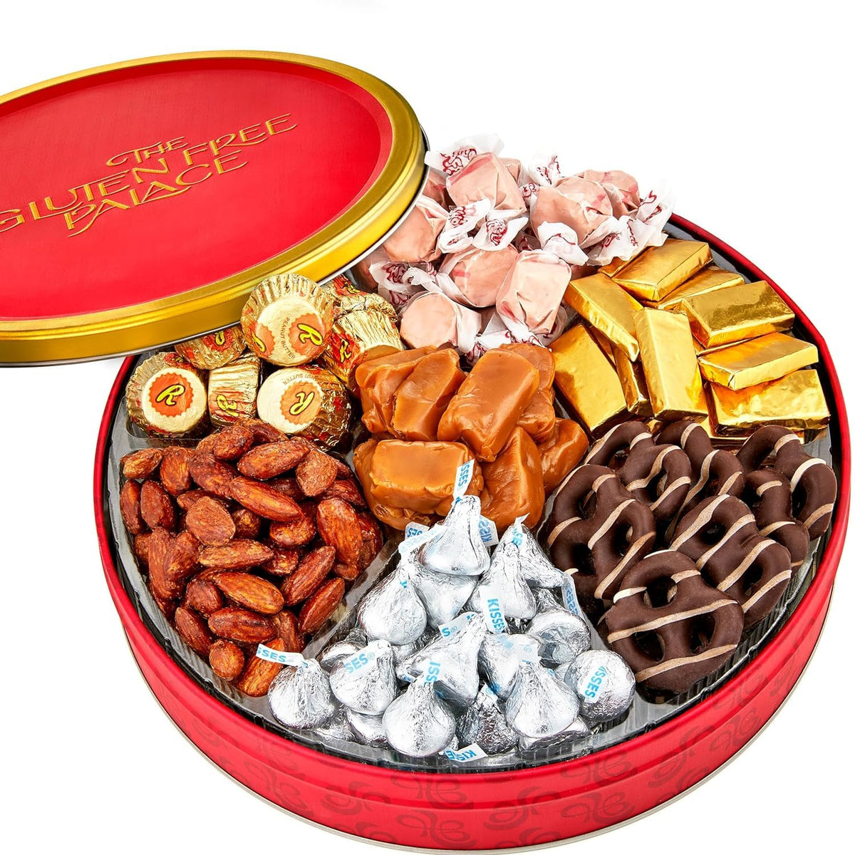 Gluten Free Palace Assorted Candy Gift Basket – Variety Of Nuts &   For Birthday, Thank You, Mature-Themeds, Men & Women