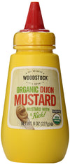 Woodstock Organic Mustard - Dijon - Case of 12 - 8 oz.