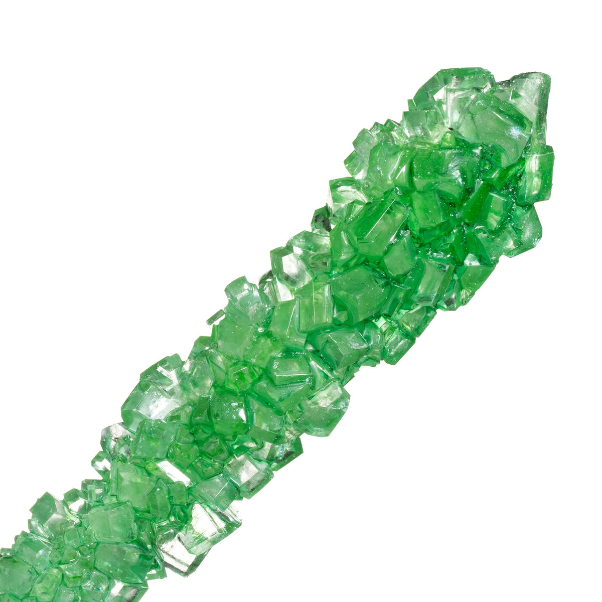 St Patricks Day Rock Candy Sugar Sticks - 18 Indiv. Wrapped - Light Green, Green, White