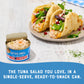 Bumble Bee Snackers - Tuna Salad, 3 oz Easy Open Can - 9g Protein per Serving - Wild Caught Skipjack Chunk Light Tuna Pack - No