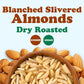 Food To Live Dry Roasted Blanched Slivered Almonds 1 Pound- Perfectly Oven Toasted For Maximum Flavor, Unsalted, No Oil Added, P