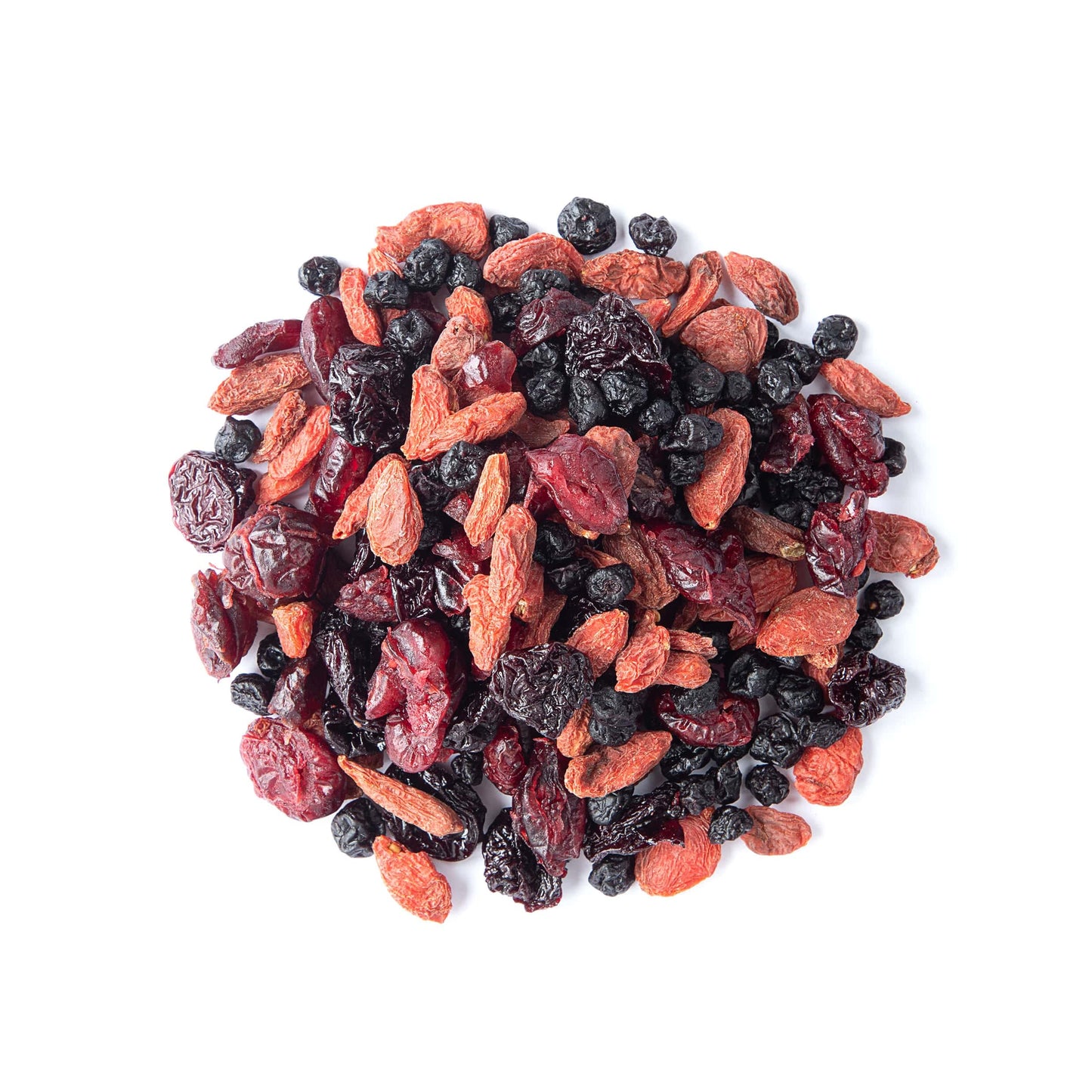 Organic Yummy Berries Mix, 16 Pounds - A Blend Of Non-Gmo Dried Cranberries, Blueberries, Cherries, Goji Berries, Vegan, Unsulfu