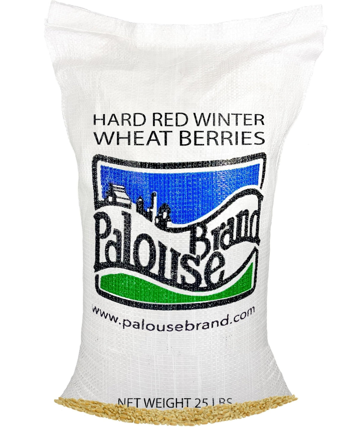 Hard Red Winter Wheat Berries | 25 Lbs | Desiccant Free | Sproutable | Non-Gmo Project Verified | Kosher