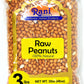Rani Peanuts, Raw Whole With Skin (uncooked, unsalted) 48oz (3lbs) 1.36kg Bulk ~ All Natural | Vegan | Kosher | Gluten Friendly