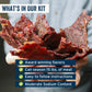 Ps Seasoning Jerky Seasoning And Cure Kit (Buttery Prime Rib)- Award-Winning Diy Beef Jerky Making Kit With Seasoning Mix & Cure- Oven, Smoker, Dehydrator - Great For Beef, Turkey, Venison, Wild Game