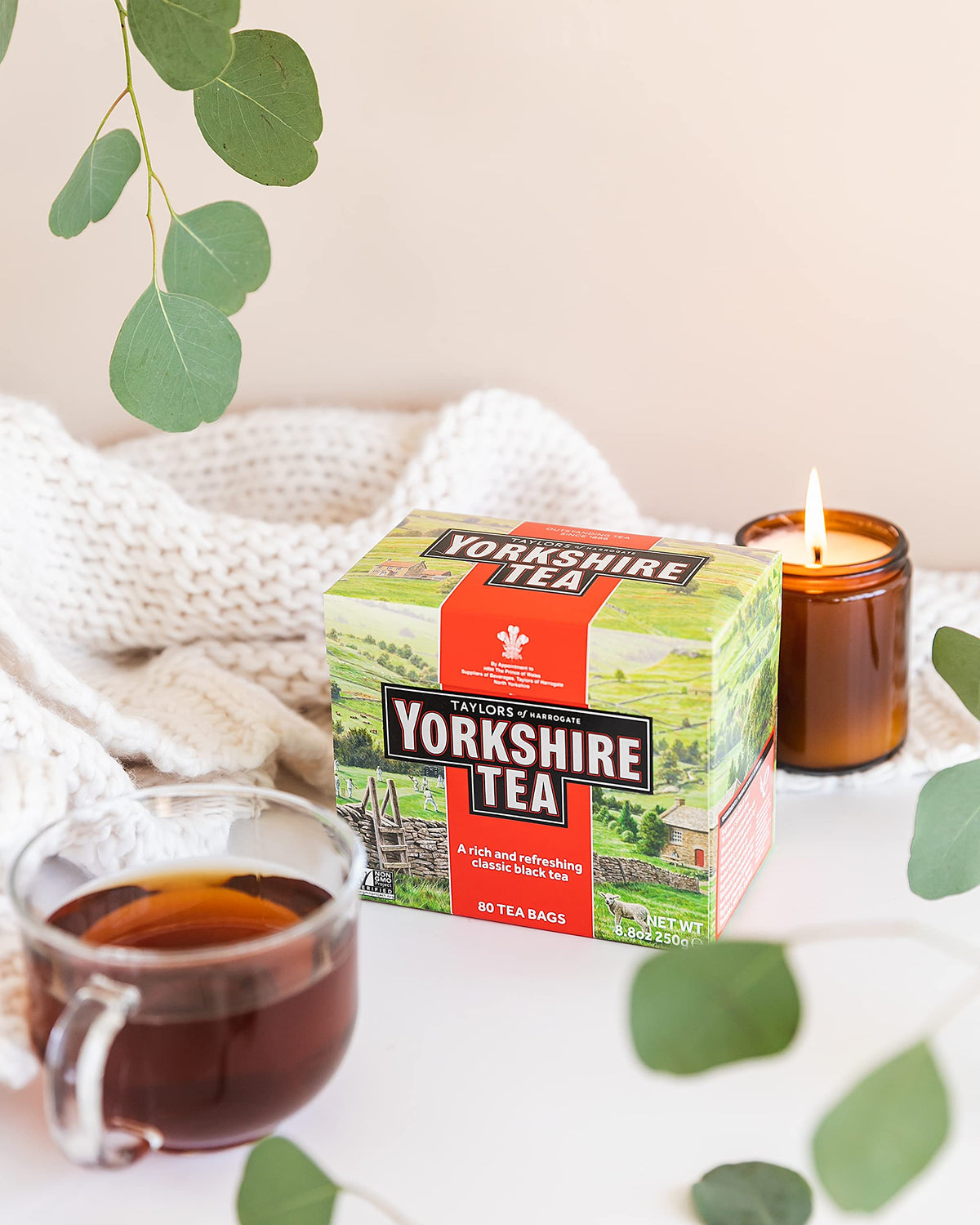 Taylors Of Harrogate Yorkshire Red, 80 Teabags, (Pack Of 5)
