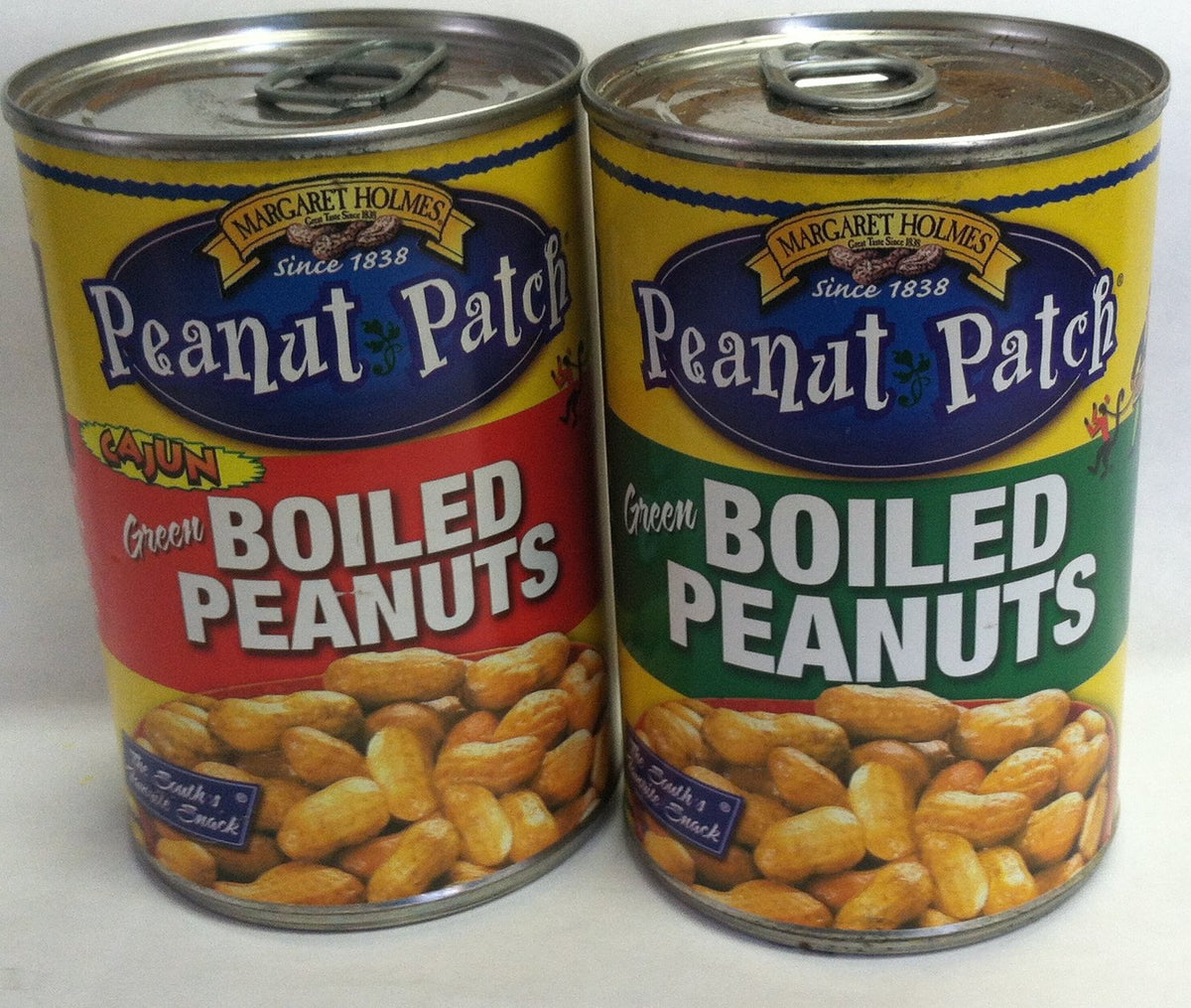 Peanut Patch Green Boiled Peanuts and Cajun Green Boiled Peanuts and 1 Each -13.5 Floz. Cans
