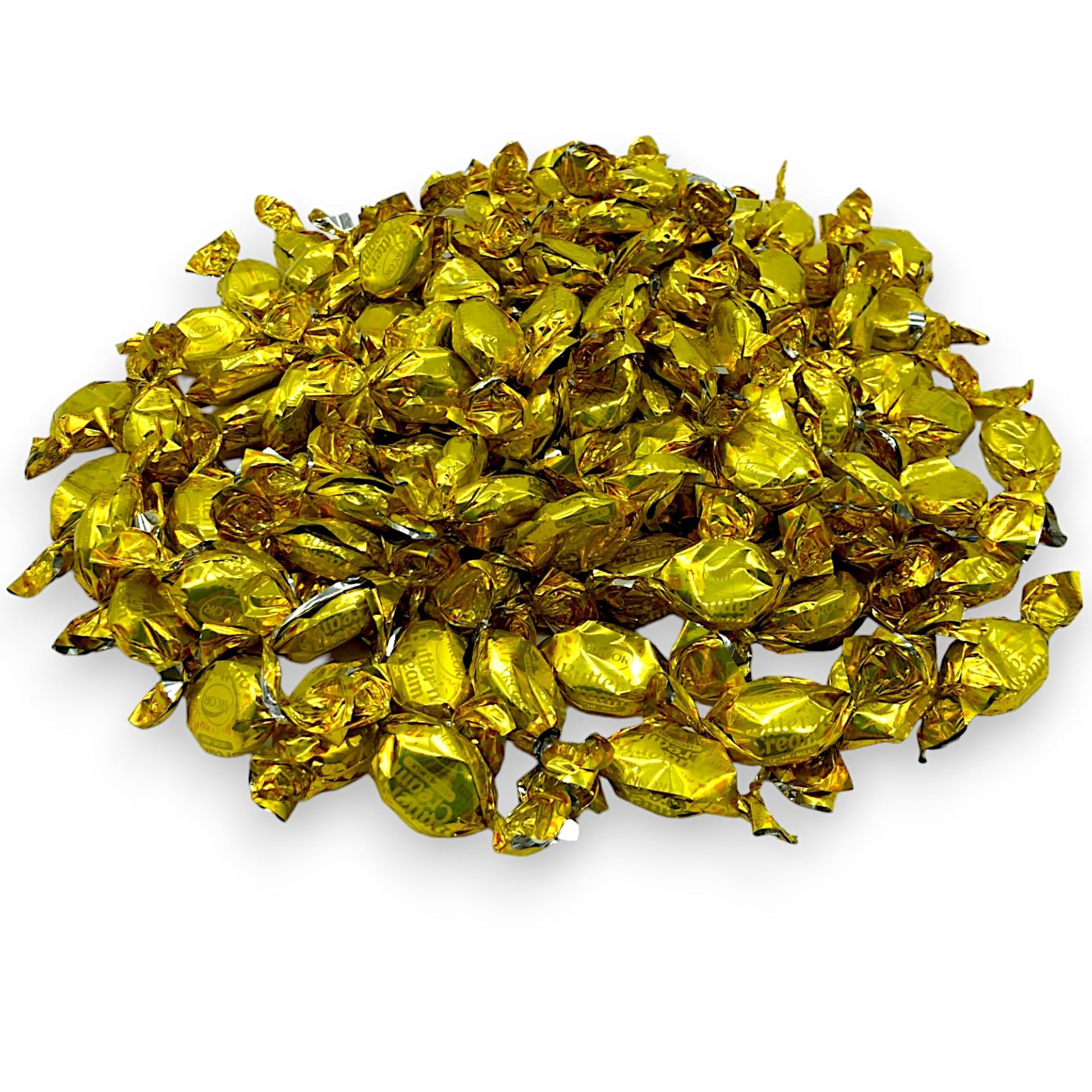 Arcor Butter 'n' Cream Toffee Candy-1.5 lbs Old Fashion Hard Candies Individually Wrapped- Crafted With Real Butter and Fresh Cr