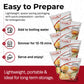Legacy Food Storage Gluten Free 60 Serving Bucket, Emergency Food Supply, 22,760 Total Calories, 60 Large Servings, Shelf Stable Lunch & Dinner Entrees, Freeze Dried Survival Meals For Mre Camping, Hiking, & Backpacking