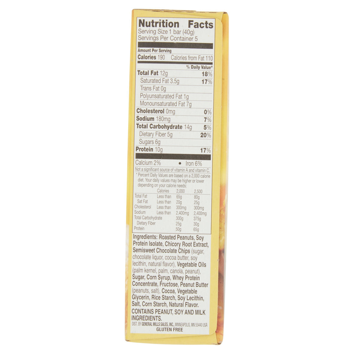 Nature Valley Protein Chewy Bars, Peanut Butter Dark Chocolate, 5 Bars (Pack Of 3)