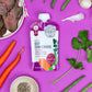 Serenity Kids 7+ Months Baby Food Pouches - Beef Chimichurri 3.5 Oz Pack Of 12-5G Protein Nutrient-Packed Meat Snacks - Bpa-Free Organic Veggie Pouches - On-The-Go Toddler Snacks & Baby Essentials
