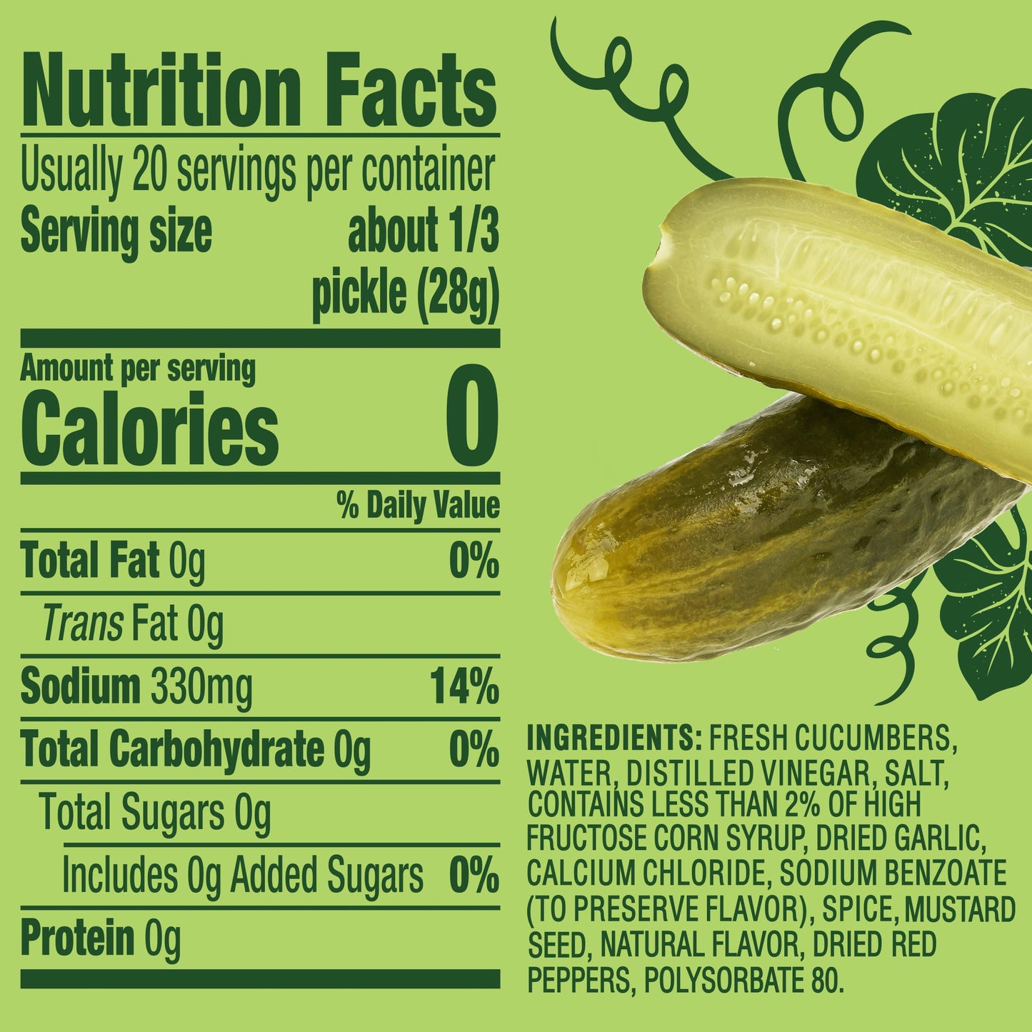 Claussen Kosher Dill Pickle Wholes, 32 fl. oz. Jar