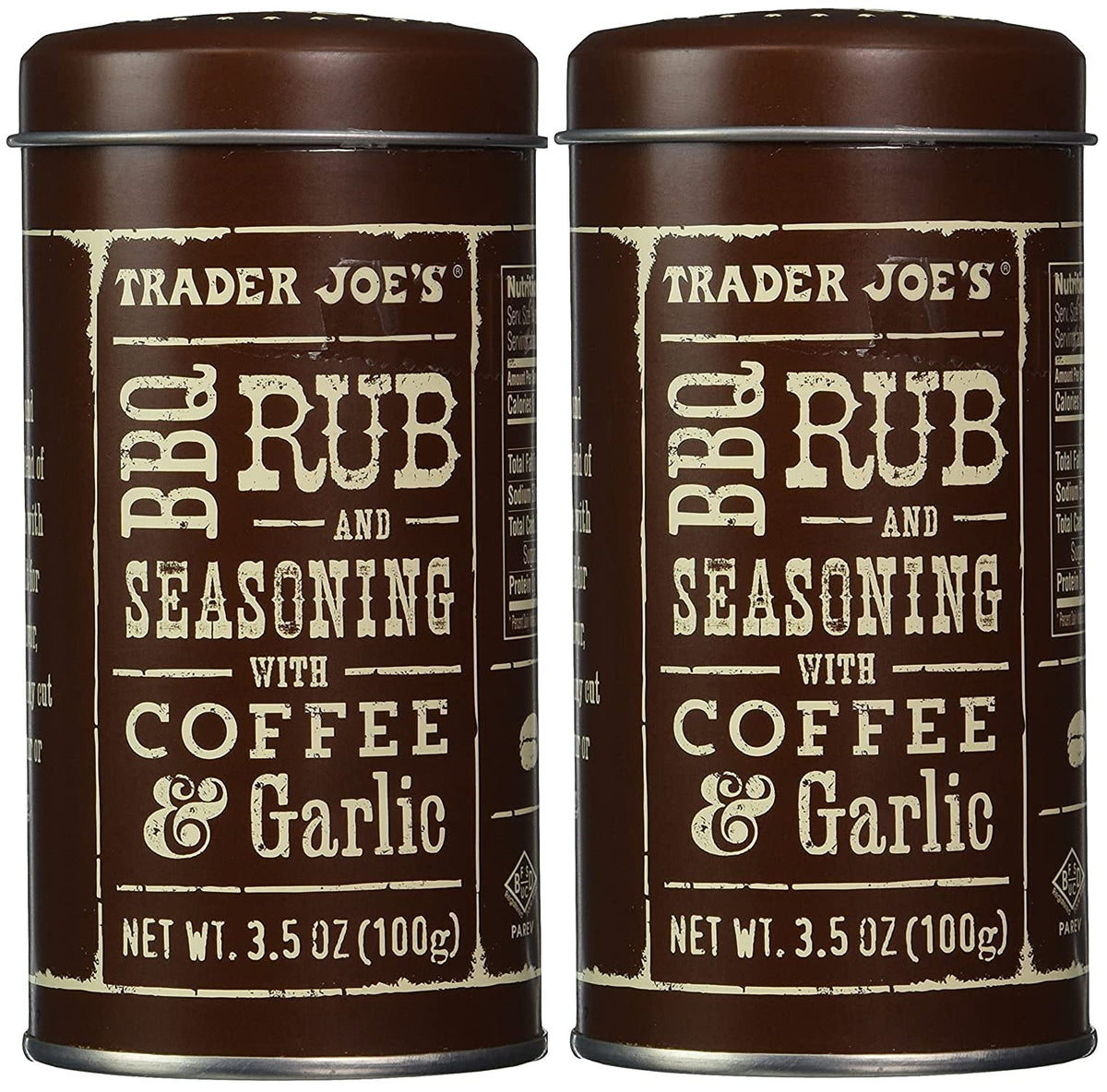 PTLIHU BBQ Rub and Seasoning with Coffee & Garlic(Two-Pack)