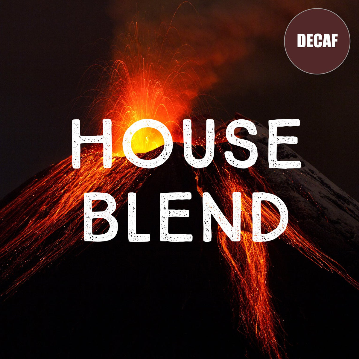 Volcanica Coffee Decaf Whole Bean Coffee, Swiss Water Processed, 16 Ounce, Brown